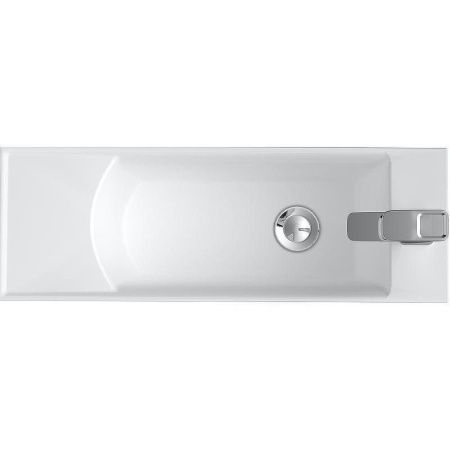 Тумба с раковиной 1MarKa Stretto У94716 50х20 подвесная цвет белый