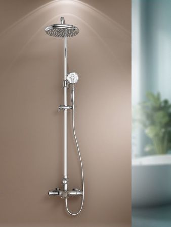 Душевая стойка AltroBagno Beatrice AltroBagnoBeatrice030406Cr настенная цвет хром