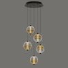 Светильник потолочный Delight Collection MD24022079-5A black/amber