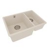 Кухонная мойка LeMark Sinara 550.2-u 9910084 55х40 цвет бежевый поверхность матовая