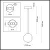 Светильник подвесной Odeon Light Jemstone (Джемстоне) 5084/5L