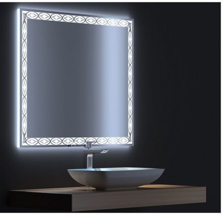 Зеркало с подсветкой De Aqua Тренд TRN 401 060 60х80 подвесное