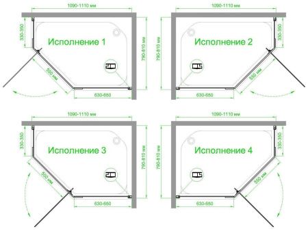 Душевой уголок Royal Bath TR RB1180TR-T 110х80 стекло прозрачное профиль белый без поддона