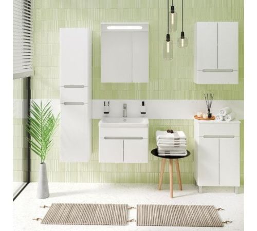 Шкаф Runo Парма 00-00001052 50х80 подвесной цвет белый - фото 3