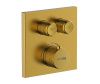 Смеситель для ванны и душа Wasserkraft Aisch 5500 5548 Thermo встраиваемый в стену золото с термостатом