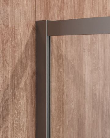 Душевой уголок Cezares MOLVENO MOLVENO-A-2-90-C-GM-IV 90х90 стекло прозрачное профиль оружейная сталь без поддона