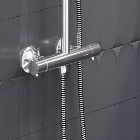 Душевая стойка Damixa Jupiter 977800000 настенная цвет хром