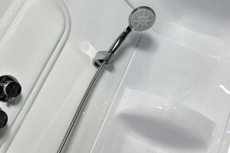 Душевая кабина Royal Bath BK RB8120BK1-T-L 120х80 асимметричная с крышей ориентация левая