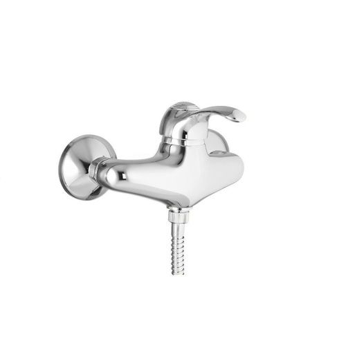 Смеситель для ванны и душа Webert Aurora AU870102015 настенный хром - фото 2