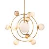 Люстра на штанге Delight Collection Planet (Планет) KG1122P-13 brass