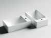 Раковина из сантехнического фарфора Ceramica Nova ELEMENT CN5007 40х20 подвесная цвет белый 1 отверстие под смеситель