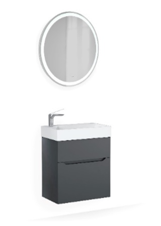 Тумба под раковину Jorno FOLK Folk.01.55/P/W/JR 50х30 подвесная цвет белый