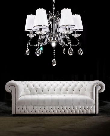 Люстра подвесная Lumina Deco Finezzia (Финеззиа) LDP 9267-6 CHR