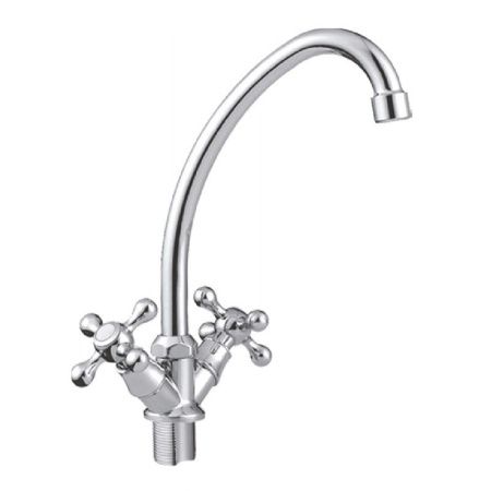 Смеситель для кухни Cron CN4008-2 на мойку хром