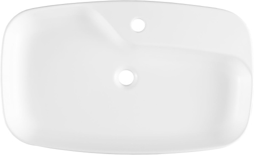 Раковина керамическая Allen Brau Liberty 4.32011.21 70х43 накладная цвет белый 1 отверстие под смеситель - фото 4 Раковина керамическая Allen Brau Liberty 4.32011.21 70х43 накладная цвет белый 1 отверстие под смеситель - фото 4
