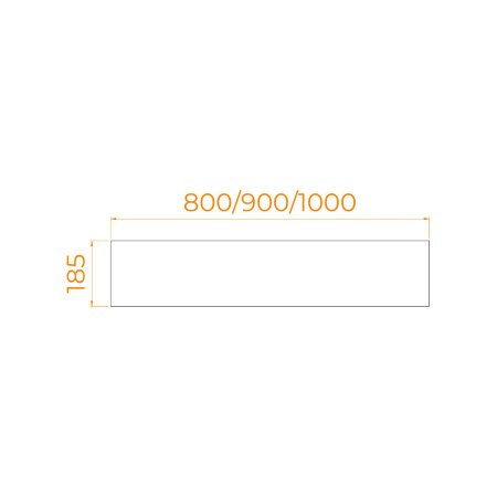 Экран боковой для поддона RGW 16230412-80