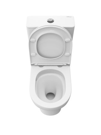 Унитаз напольный с бачком BelBagno LOUNGE BB2802CP/T-TOR/SC белый с сиденьем микролифт безободковый смыв торнадо