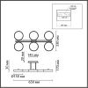 Люстра потолочная Lumion Plato (Плато) 8031/108CL