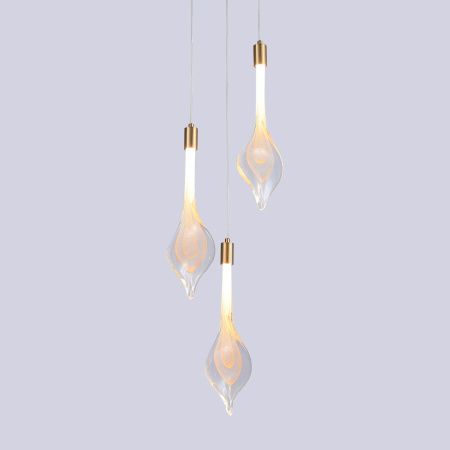 Светильник подвесной Delight Collection P98066-3 antique brass