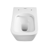 Унитаз подвесной CHARUS TORRE BIANCA EWC700-114W белый с сиденьем микролифт безободковый каскадный смыв