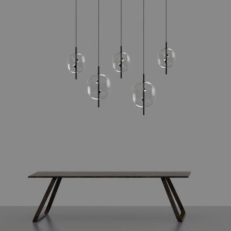 Светильник подвесной Delight Collection 10018P/1 black/clear