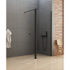 Душевая перегородка New Trendy NEW SOLEO Black K-0774 50х195 стекло прозрачное профиль черный