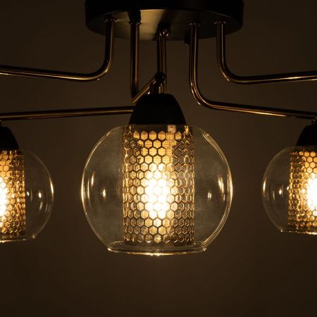 Люстра потолочная Arte Lamp MANCHESTER (МАНЦХЕСТЕР) A7045PL-6BK