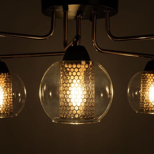 Люстра потолочная Arte Lamp MANCHESTER (МАНЦХЕСТЕР) A7045PL-6BK - фото 4