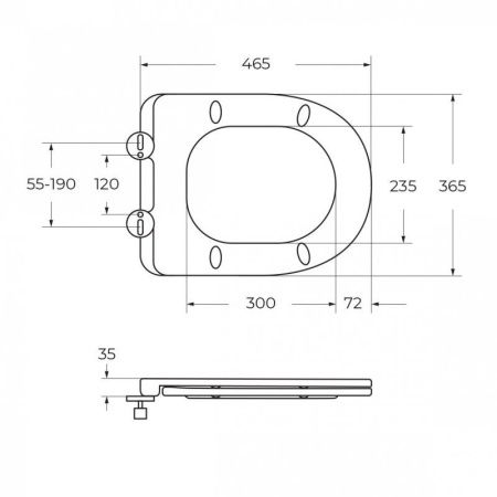 Унитаз подвесной Cezares RELAX CZR-38088-49-TH-TOR/SC белый с сиденьем микролифт безободковый смыв торнадо