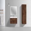 Тумба под раковину Vincea Mia Slim VMC-2MC600S1RW 60х40 подвесная цвет коричневый