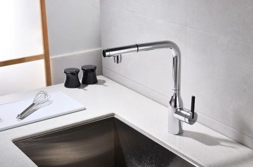 Смеситель для кухни Paulmark VIPER Vi213105-CR на мойку хром - фото 2