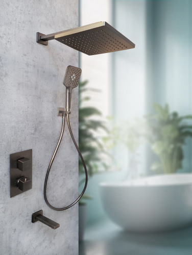 Душевая система AltroBagno Lamberto AltroBagnoLamberto040411GM встраиваемая в стену - фото 2