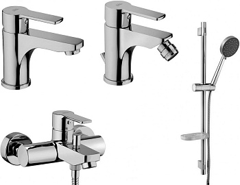 Комплект смесителей Paffoni Red 255125 хром