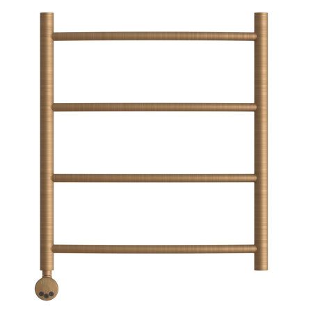 Полотенцесушитель электрический Point Афина PN04156BRE 55х65 бронза
