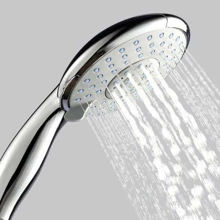 Душевая лейка Wasserkraft A003 цвет хром