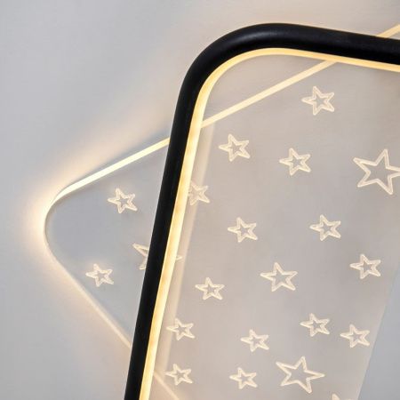 Светильник потолочный LED4U L1037-520 BK