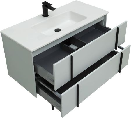 Тумба под раковину Allen Brau Reality 1.32007.PWM 100х50 подвесная цвет зеленый