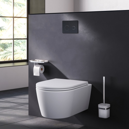 Клавиша смыва сенсорная Am.Pm Touch Pro I0450B38 цвет черный