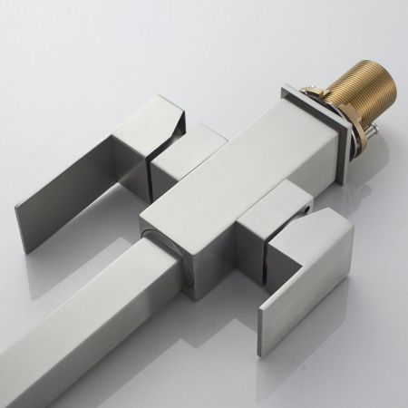 Смеситель для кухни Shevanik S148L на мойку сатин