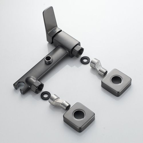 Гигиенический душ со смесителем Raffine F0599T-1 оружейная сталь - фото 5