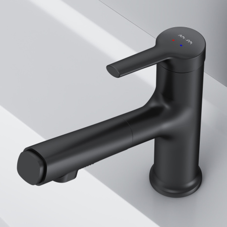 Смеситель Am.Pm X-Joy F85B02922 на раковину черный