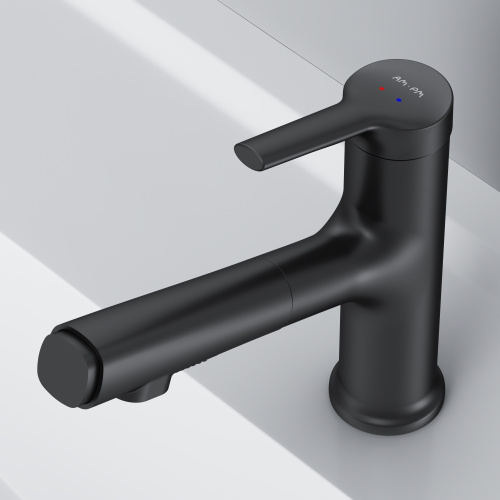 Смеситель Am.Pm X-Joy F85B02922 на раковину/на столешницу черный - фото 4