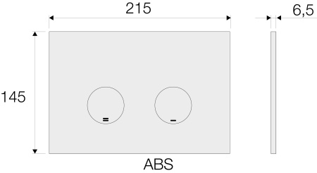 Клавиша смыва механическая Valsir P4 VS0869335 цвет хром