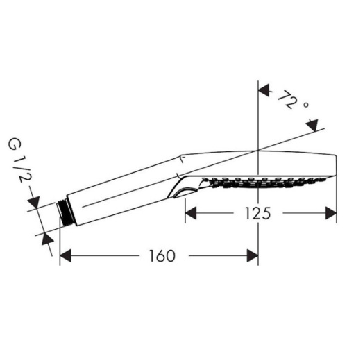 Душевая лейка Hansgrohe Raindance Select 26530700 цвет белый - фото 2
