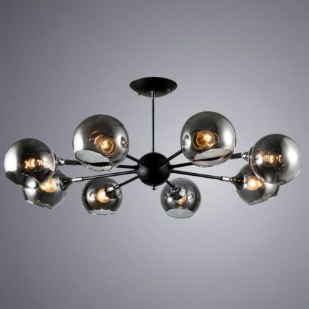 Люстра на штанге Arte Lamp Lagos (Лагос) A2708PL-8BK