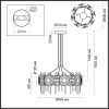 Люстра подвесная Odeon Light Magnet (Магнет) 5407/92L