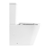 Унитаз напольный с бачком BelBagno FLAY-R BB2149CPR/BB870SC белый с сиденьем микролифт безободковый каскадный смыв