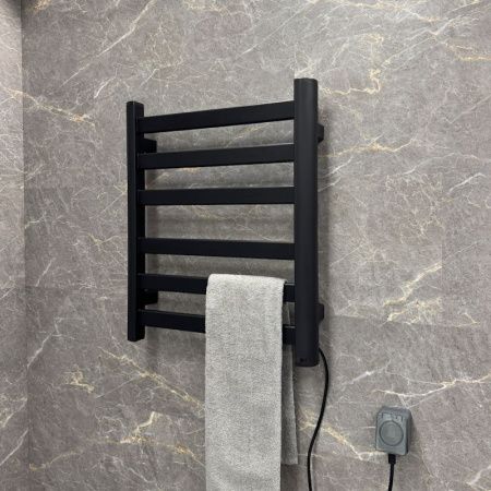 Полотенцесушитель электрический Fixsen FX-7400B 50х60 черный