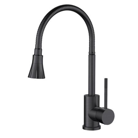 Смеситель для кухни Voda Kitchen KF 36B на мойку черный