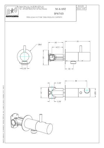 Гигиенический душ с прогрессивным картриджем Graffio KSPAT103/NEO цвет черный матовый - фото 2